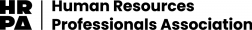 black and white Human Resources Professionals Association Logo